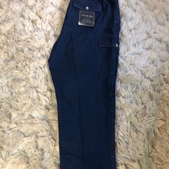 David Taylor Pants Nwt David Taylor Mens Denim Cargo Pants Poshmark